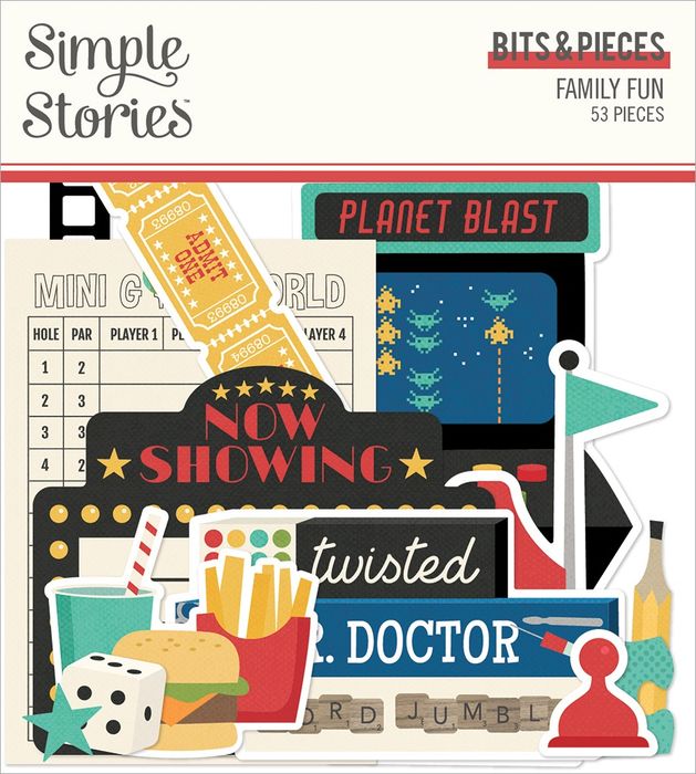 Family Fun Bits & Pieces Die-Cuts 53/Pkg-