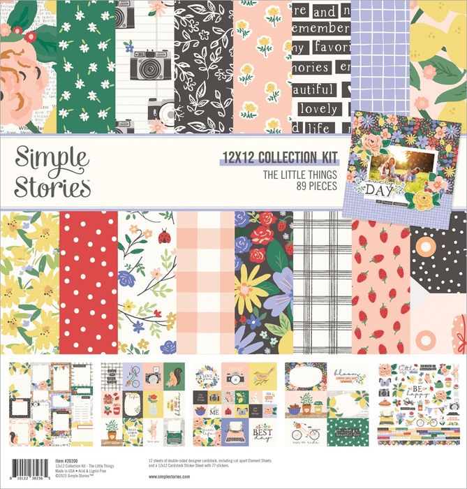 Simple Stories Collection Kit 12"X12"-The Little Things
