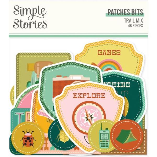 Simple Stories Trail Mix Bits & Pieces Die-Cuts 46/Pkg