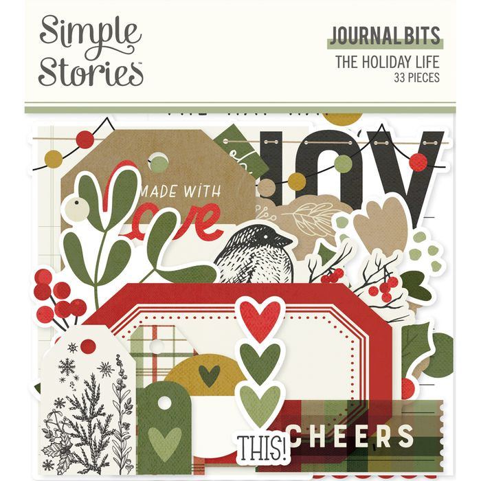 Simple Stories - The Holiday Life - Journal Bits & Pieces