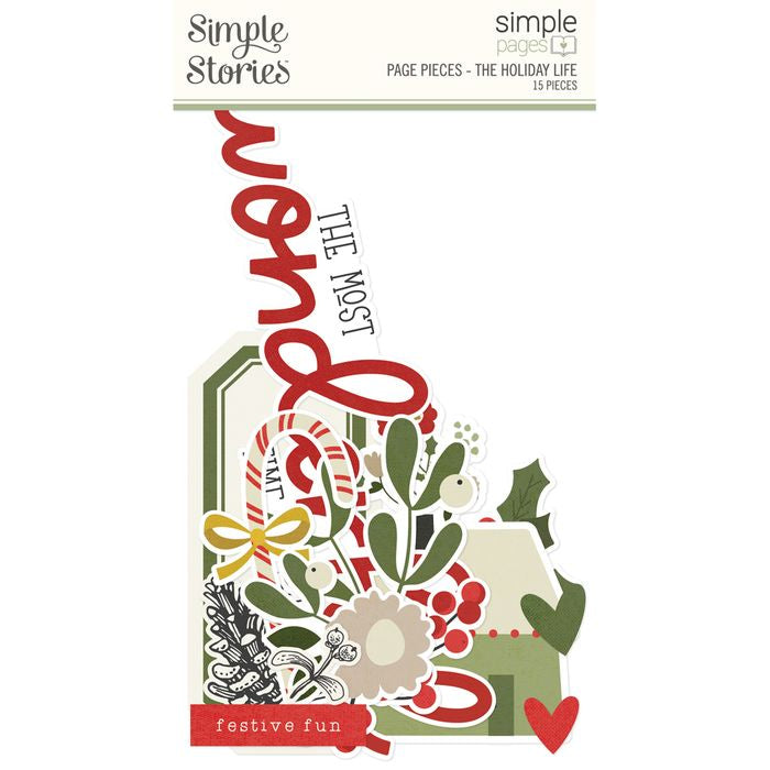 Simple Stories - The Holiday Life - Simple Pages Page Piece
