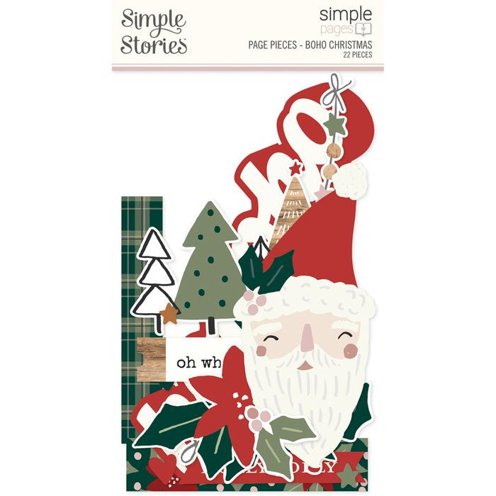 Simple Stories - Boho Christmas- Simple Pages Page Pieces