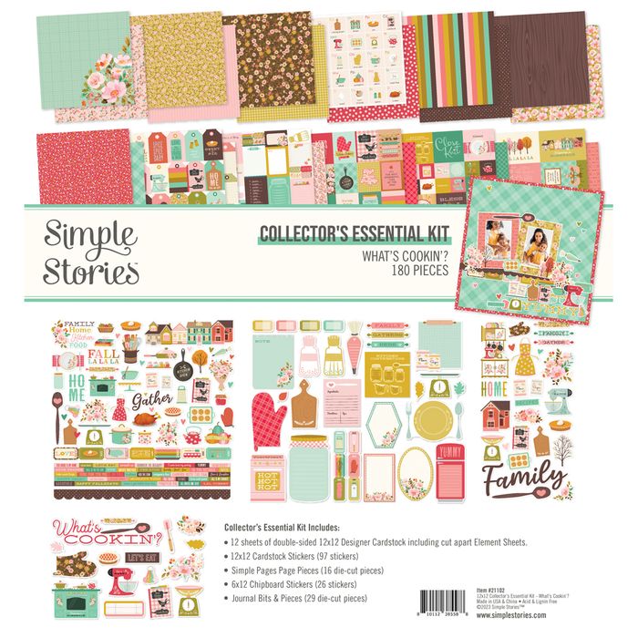 Simple Stories - What's Cookin - Collector's Essential Kit