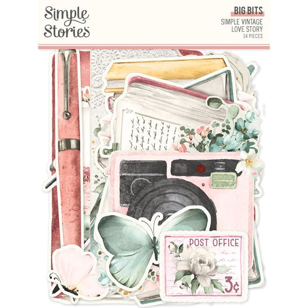 Simple Stories Simple Vintage Love Story Big Bits & Pieces