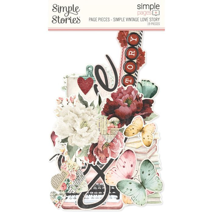 Simple Stories - Simple Vintage Love Story - Simple Pages Page Pieces