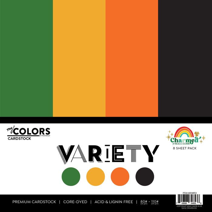 PhotoPlay Cardstock Variety Pack 8/Pkg-Charmed