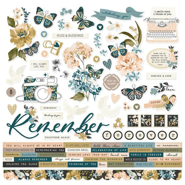Remember Cardstock Stickers