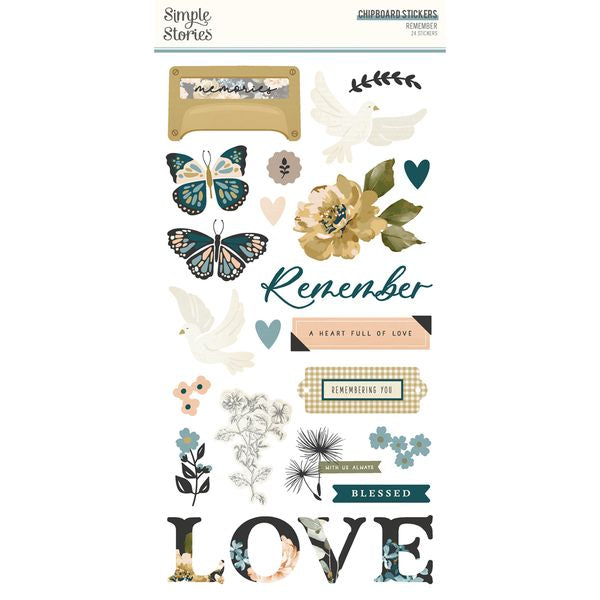 Remember 6x12 Chipboard