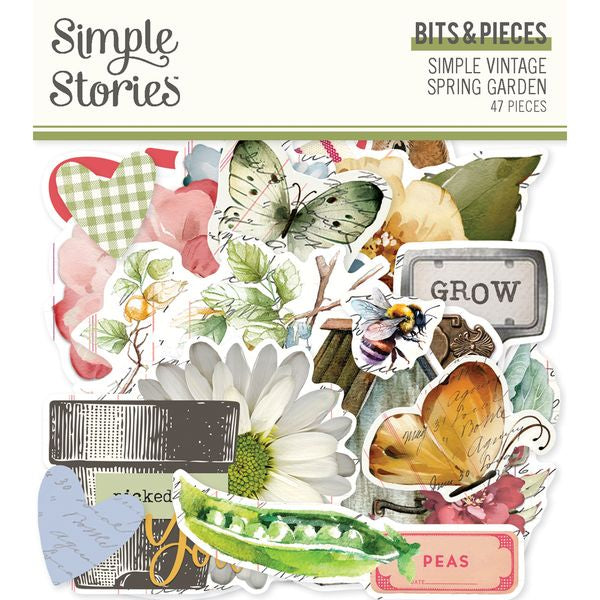 Simple Vintage Spring Garden Bits & Pieces