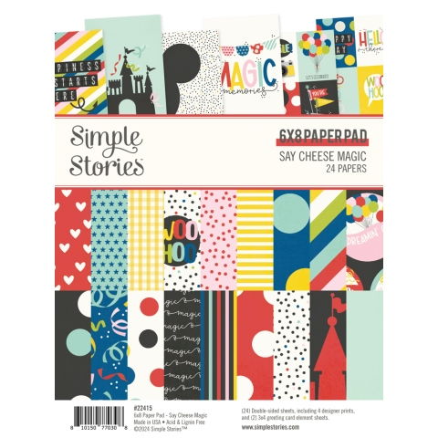 Simple Stories Say Cheese Magic: 6x8 Pad