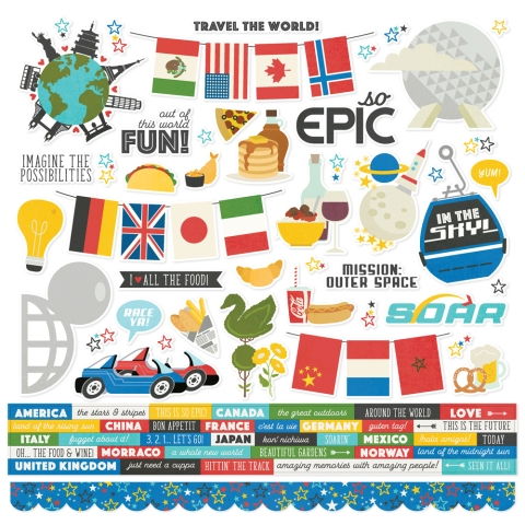 Simple Stories Say Cheese Epic: Cardstock Stickers