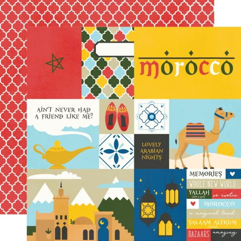 Simple Stories Say Cheese Epic: Morocco DS Paper (1 Sheet)