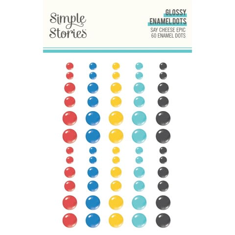 Simple Stories Say Cheese Epic- Glossy Enamel Dots