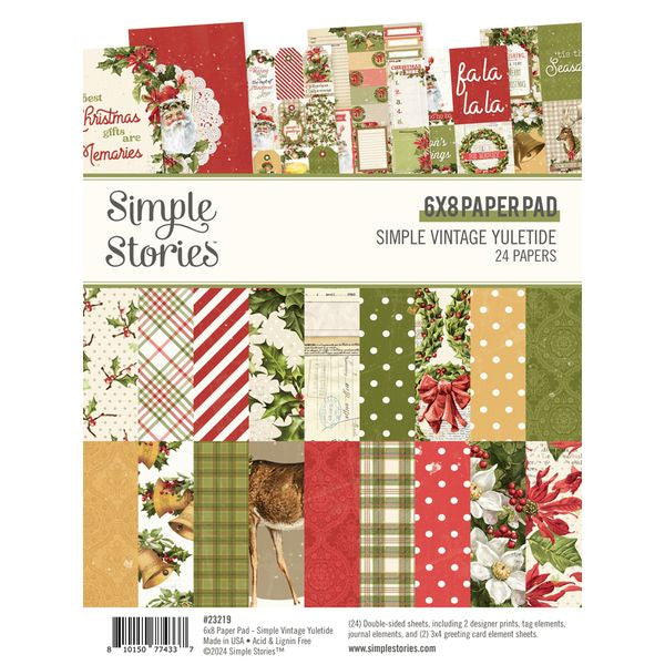 Simple Stories Simple Vintage Yuletide 6x8 Pad
