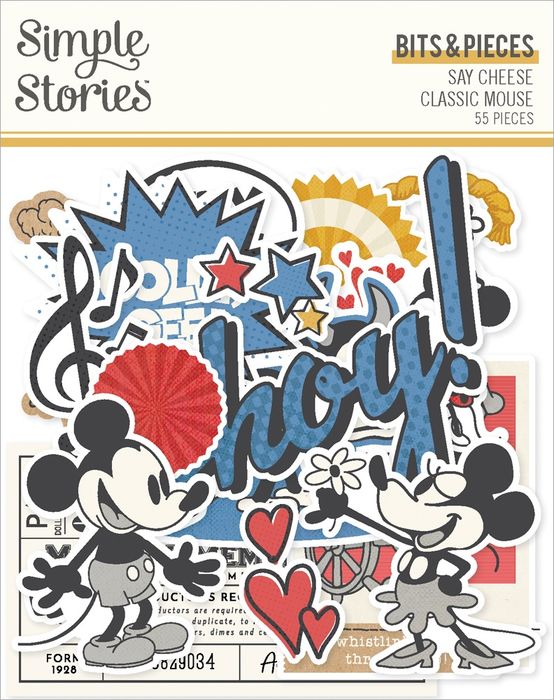 Say Cheese Classic Mouse Bits & Pieces Die-Cuts-Icons