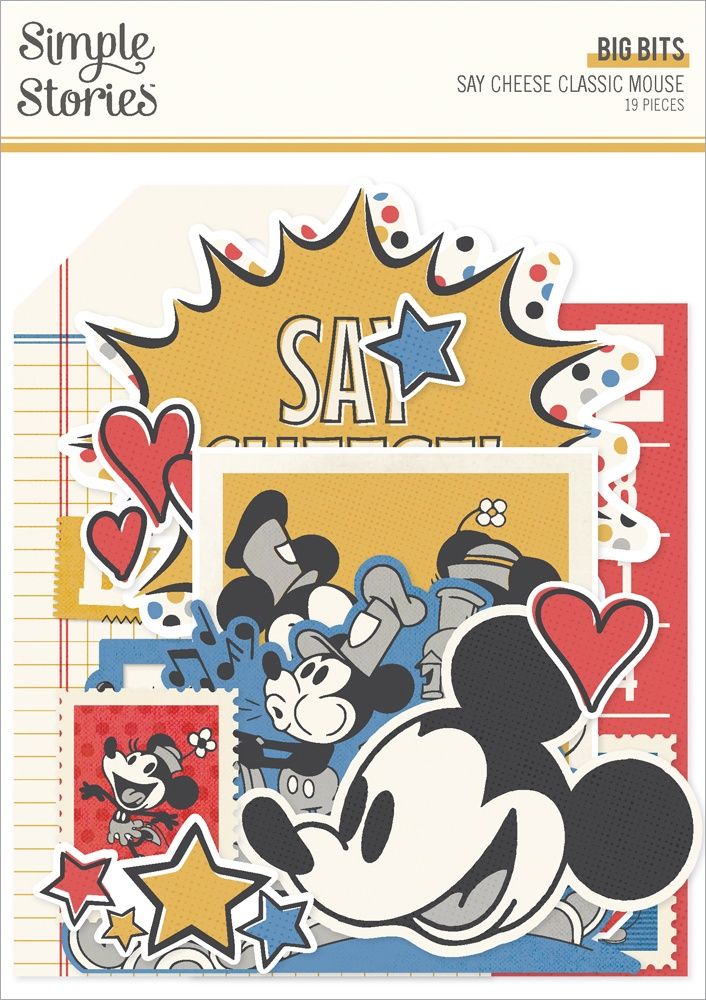 Simple Stories Say Cheese Classic Mouse Bits & Pieces Die-Cuts-Big