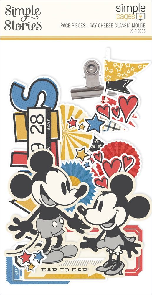 Simple Stories Simple Pages Say Cheese Classic Mouse Page Pieces