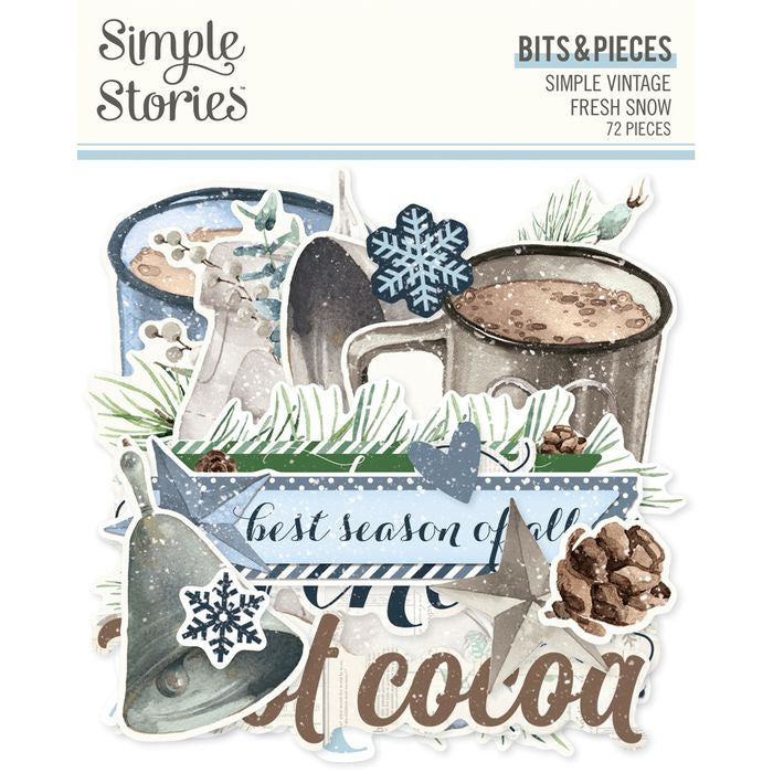 Simple Stories - Simple Vintage Fresh Snow Bits & Pieces
