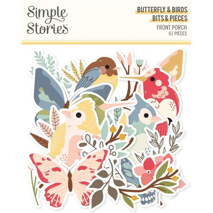 Simple Stories - Front Porch Birds & Butterflies Bits & Pieces