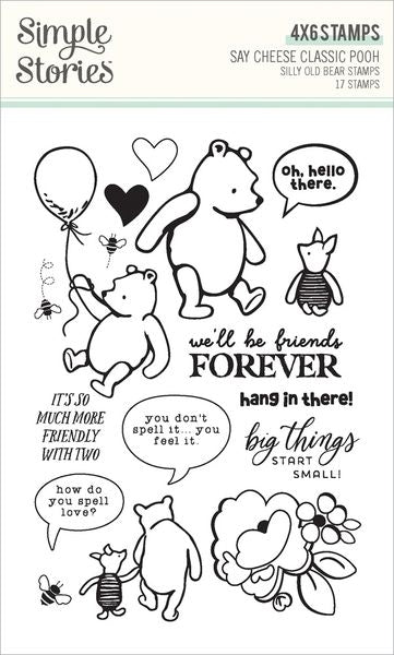 Simple Stories Say Cheese Classic Pooh: Silly Old Bear Photopolymer Stamps