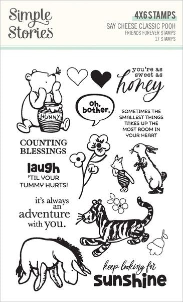 Simple Stories Say Cheese Classic Pooh: Friends Forever Photopolymer Stamps