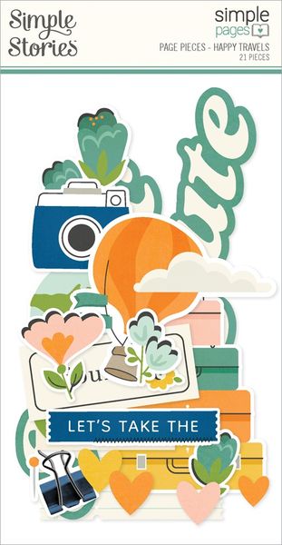 Simple Stories Happy Travels Simple Page Pieces