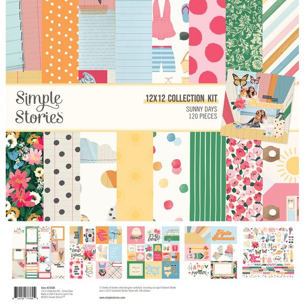 Simple Stories Sunny Days 12"X12 Collection Kit