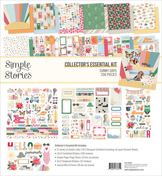 Simple Stories Sunny Days 12"X12" Collector's Essential Kit