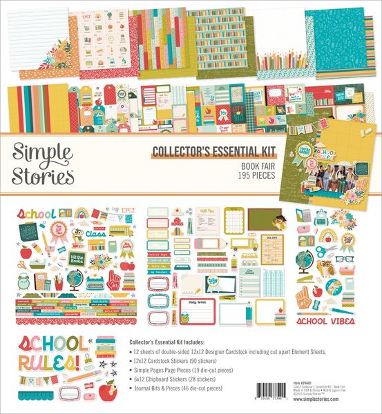 Simple Stories Book Fair 12"X12" Collector's Essential Kit