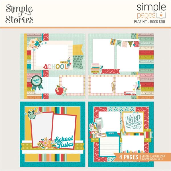 Simple Stories Book Fair Simple Pages Page Kit