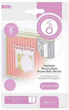 Tonic Studios Peekaboo Memory Book Pocket Slider Die Set