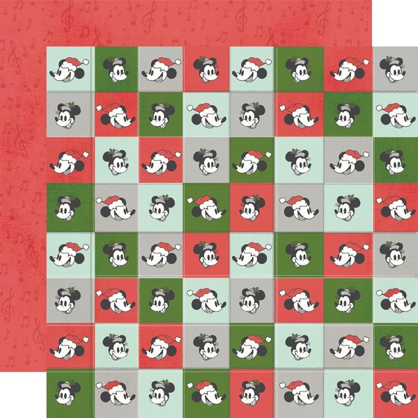 Simple Stories Say Cheese Classic Mouse Christmas: Keep It Jolly Double-Side Cardstock