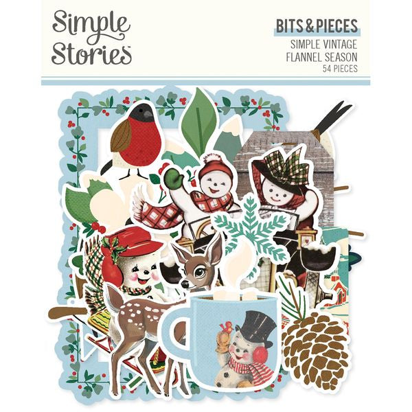 Simple Stories Simple Vintage Flannel Season Bits & Pieces