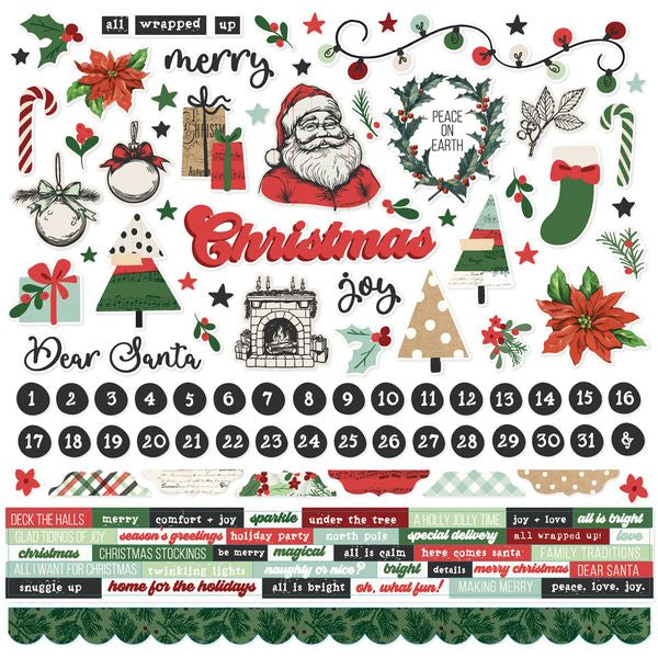 Simple Stories All Wrapped Up Cardstock Stickers