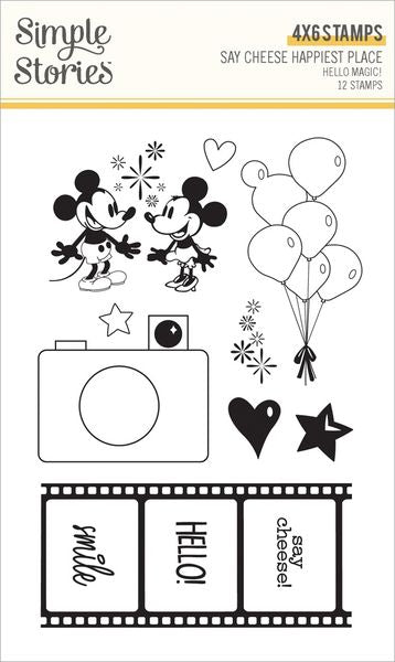 Simple Stories Happiest Place Photopolymner Stamps-Hello Magic!