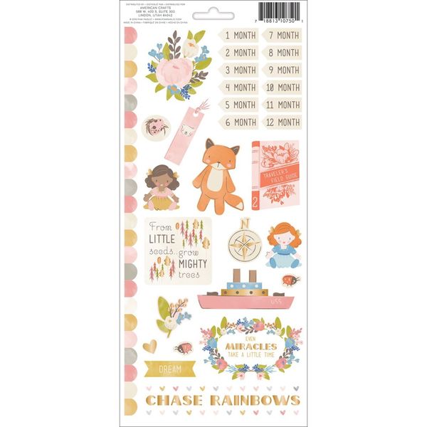 American Crafts - Pink Paislee: Little Adventurer Stickers