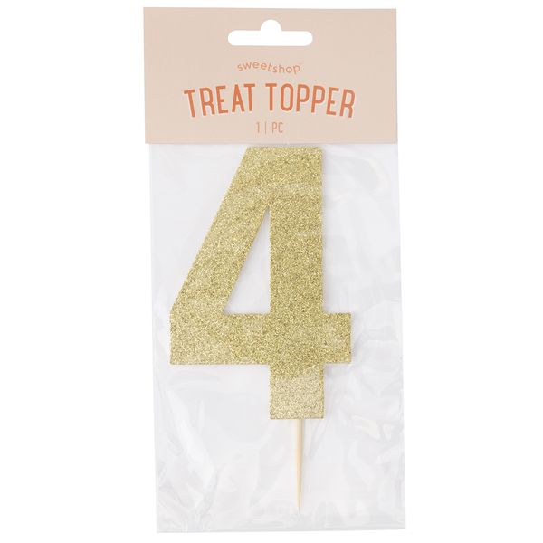 Sweetshop Cake Topper-Number 4
