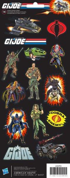 American Crafts - GI Joe Stickers