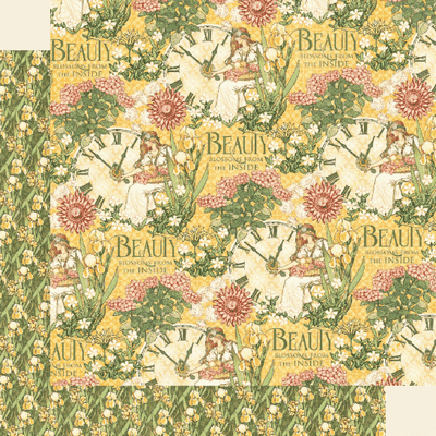Graphic 45 Garden Goddess: Love Grown Here 12x12 DS Paper (1 Sheet)