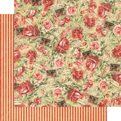 Graphic 45 Love Notes: Romantic Rhapsody 12x12 DS Paper (1 Sheet)