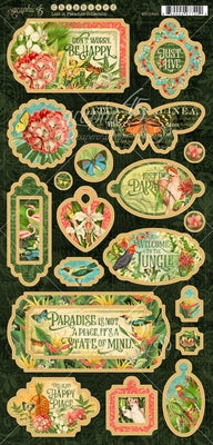 Graphic 45 Lost in Paradise: Chipboard