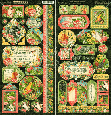 Graphic 45 Lost in Paradise: Stickers