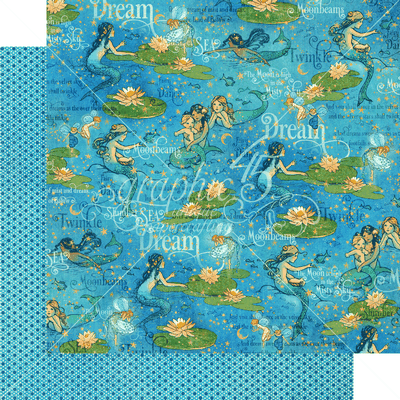 Graphic 45 Dreamland: Moonbeam Dance 12x12 DS Paper (1 Sheet)