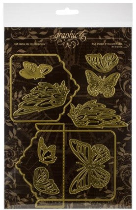 Graphic45 Tag, Pocket & Butterfly Dies