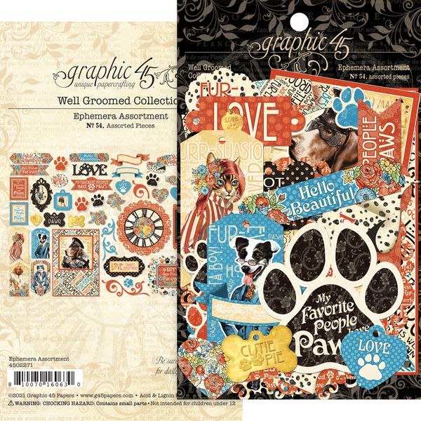 Graphic 45 Well Groomed Ephemera