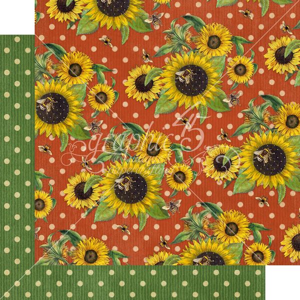 Graphic 45 Let It Bee: Love and Be Loved 12x12 DS Paper (1 Sheet)