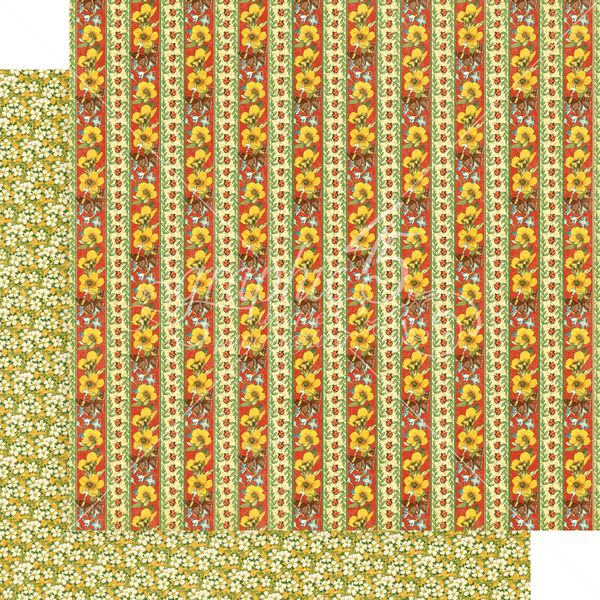 Graphic 45 Little Things Collection: Hello 12x12 DS Paper (1 Sheet)