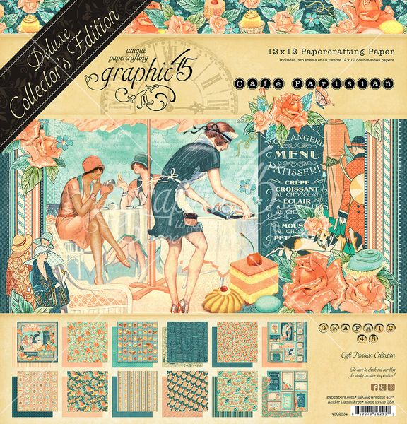 Graphic 45 Cafe Parisian Deluxe Kit