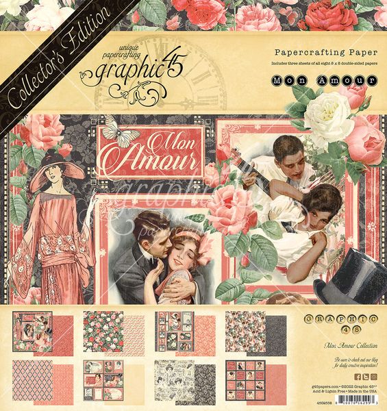 Graphic 45 Mon Amour 8x8 Collector's Edition