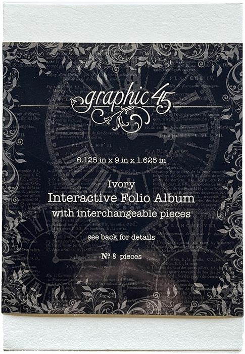 DISC - Graphic 45 Ivory Interactive Folio Album